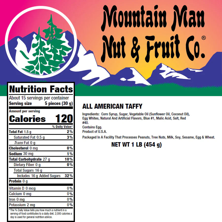 All American Taffy 16oz
