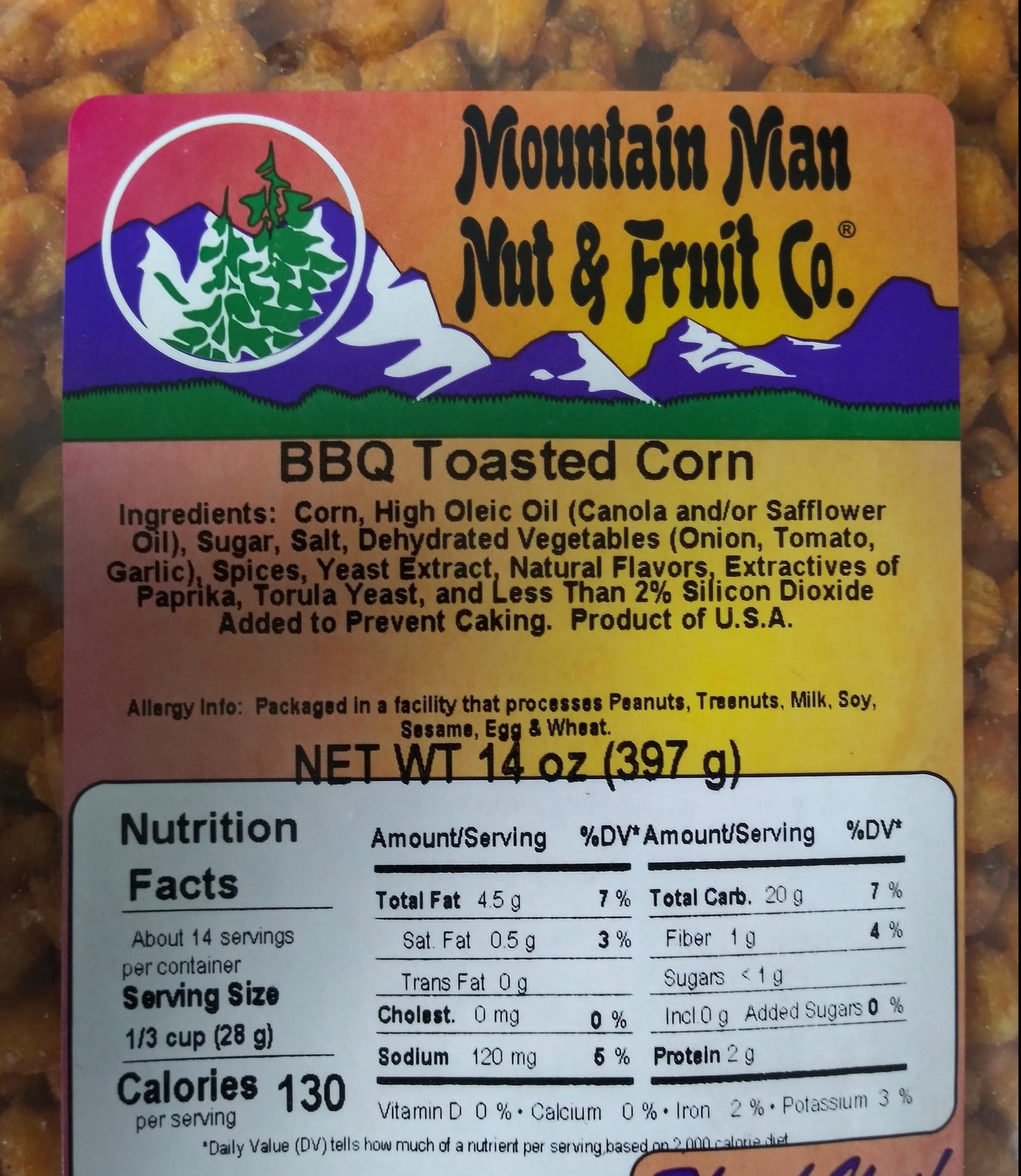 BBQ Toasted Corn 14oz