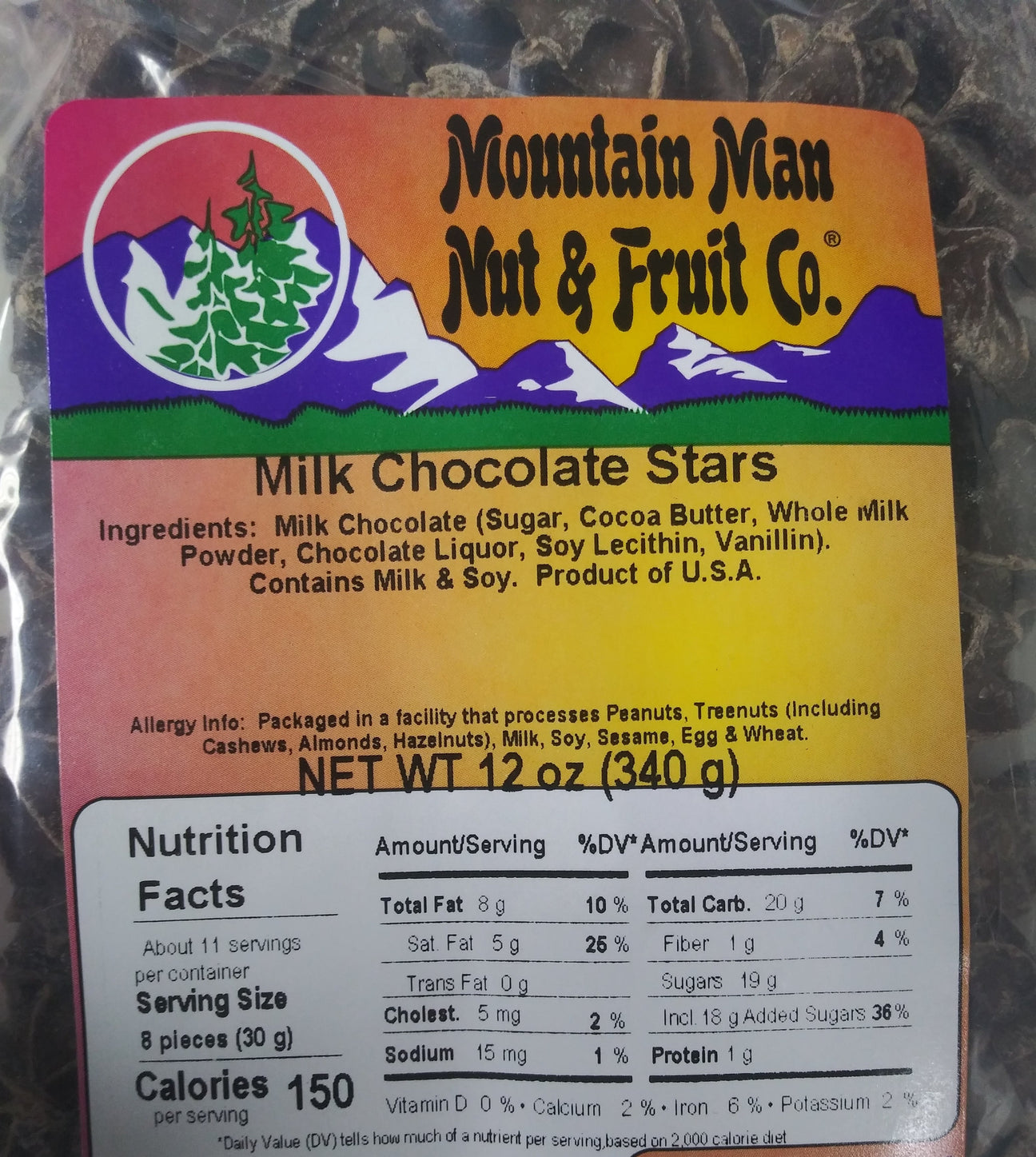 Chocolate Stars 12oz Bag