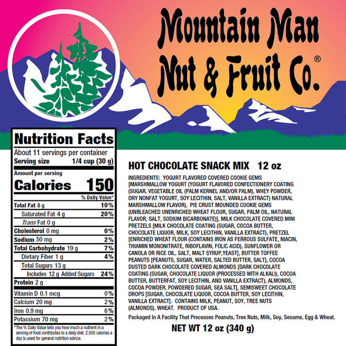 Hot Chocolate Snack Mix 12oz