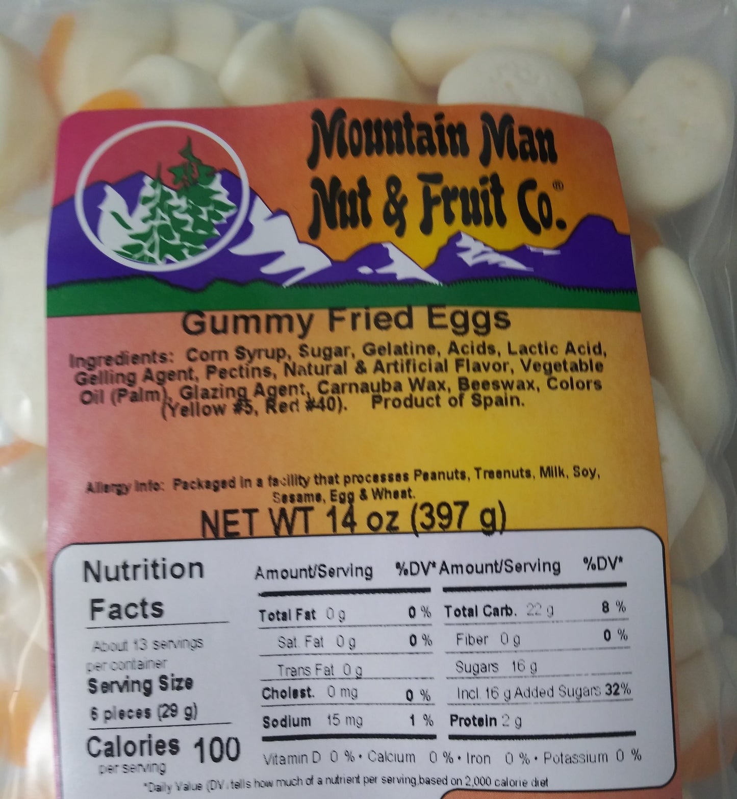 Gummy Fried Eggs - 14oz