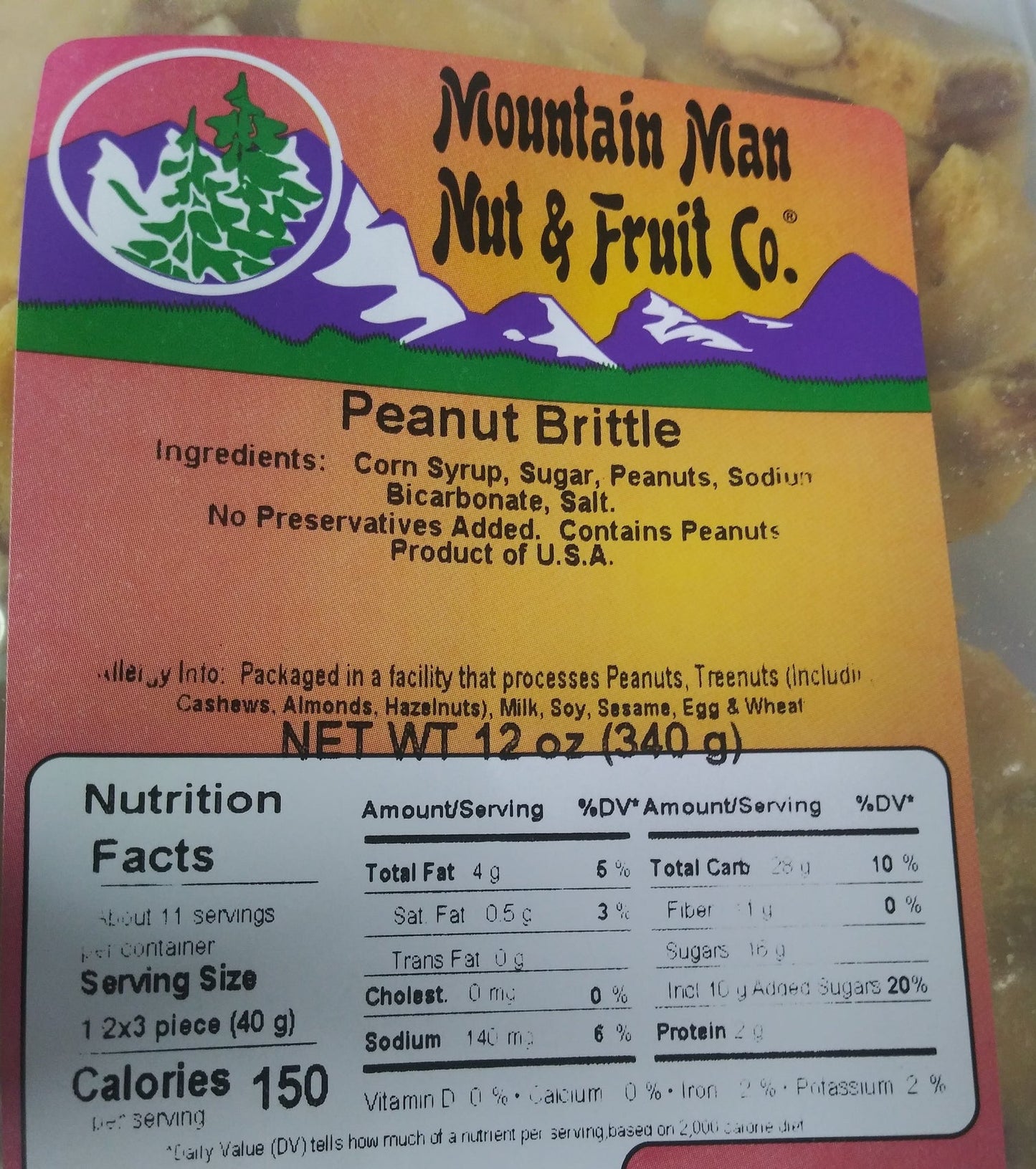 Peanut Brittle - 12oz