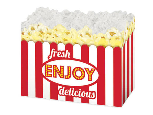 Fresh Popcorn Basket Box  2-3 Items