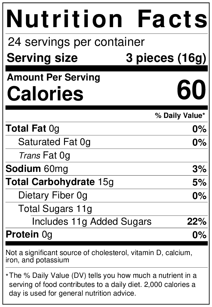 Old Fashioned Butterscotch Discs - Mountain Man Nut & Fruit Co