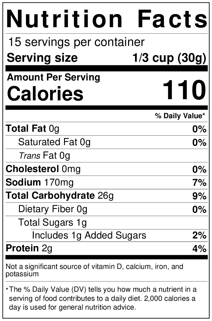 Rice Crackers - 1LB - Mountain Man Nut & Fruit Co