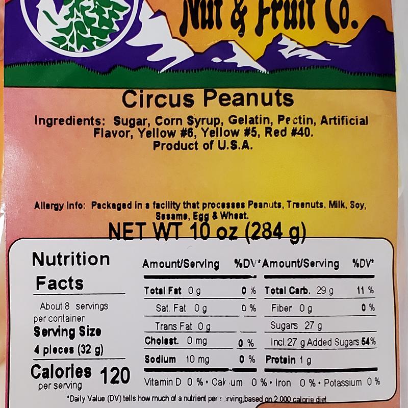 Circus Peanuts 10oz