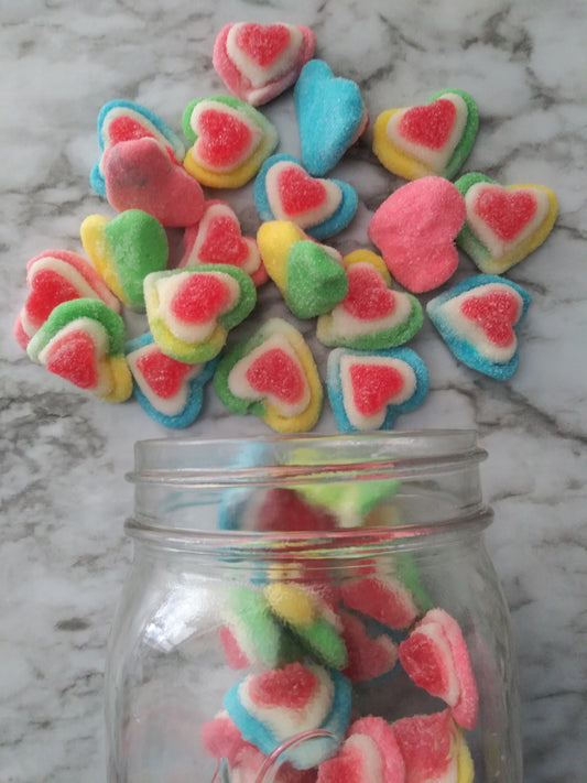 Gummy Triple Hearts