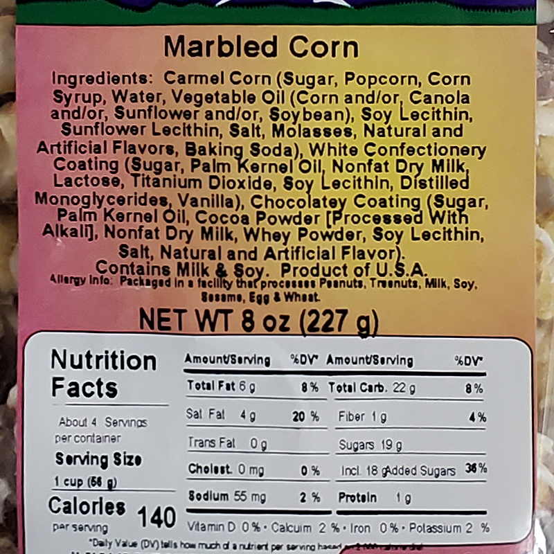 Marbled Corn - 8oz Bag