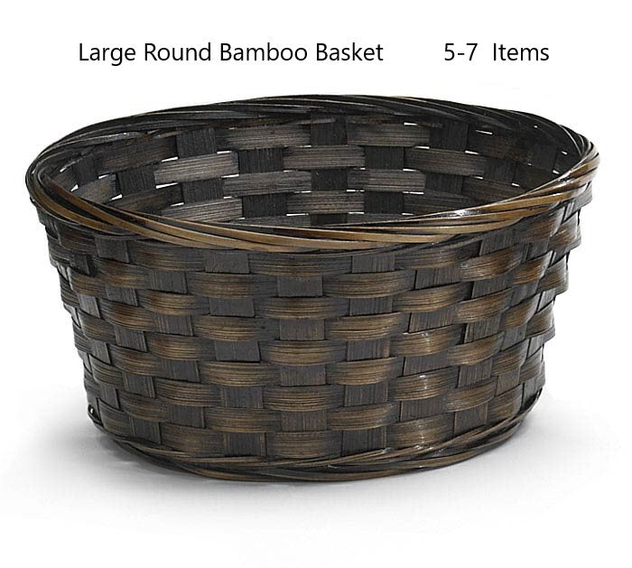 Bamboo Basket - Dark Stain