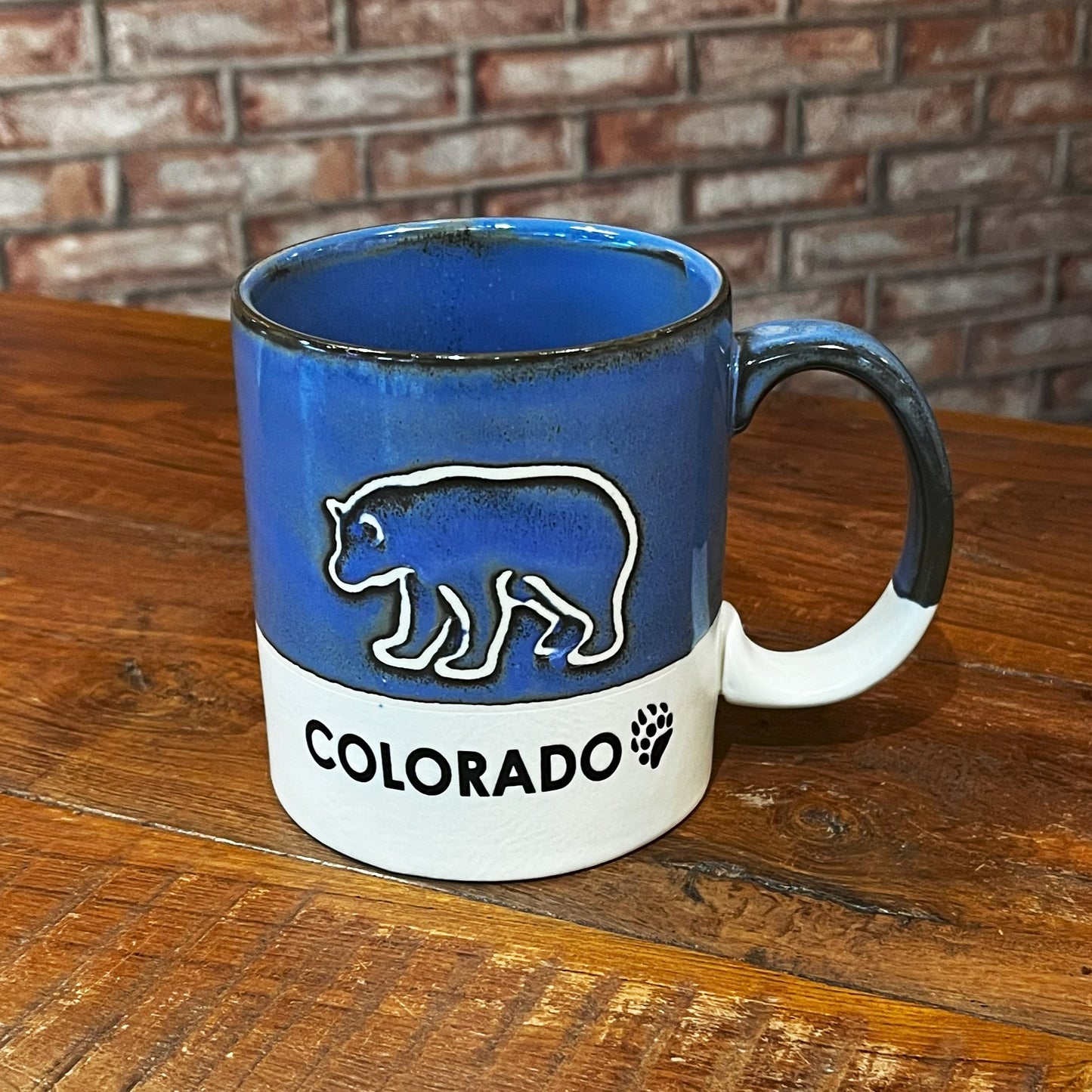 Colorado Bear Mug - Blue