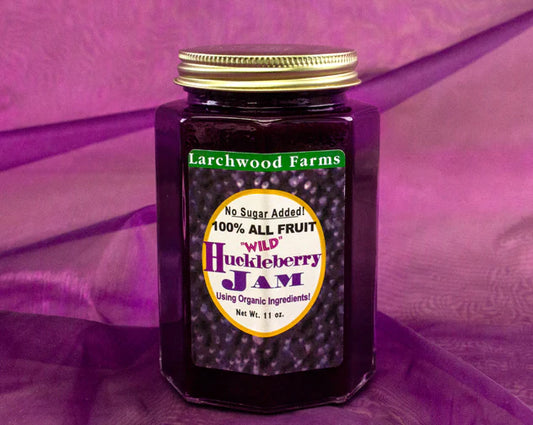 Wild Huckleberry Jam - 100% All Fruit - 11oz