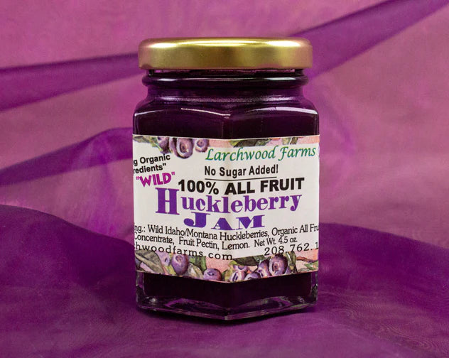All Fruit Huckleberry Jam 4.5oz