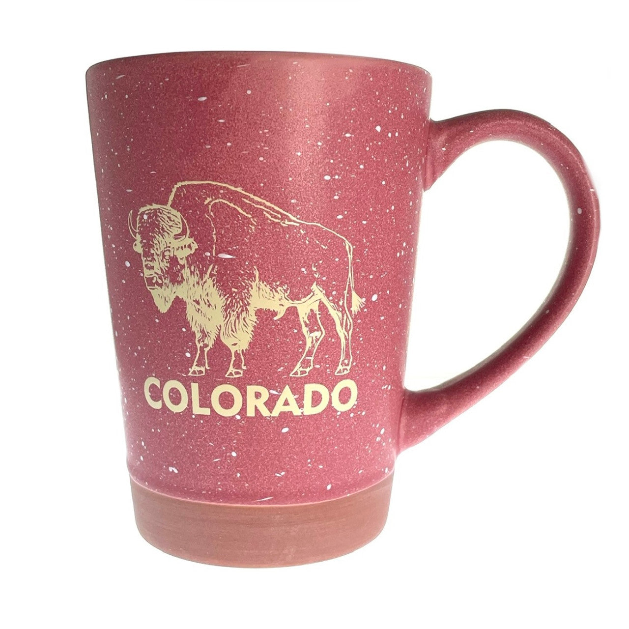 Colorado Speckled Buffalo Coral Mug 16oz