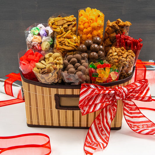 Twelve Tastes Basket - Mountain Man Nut & Fruit Co