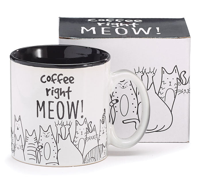 Coffee Right Meow! Mug - Mountain Man Nut & Fruit Co