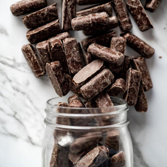 Dark Chocolate Cherry Twigs - 1 LB - Mountain Man Nut & Fruit Co