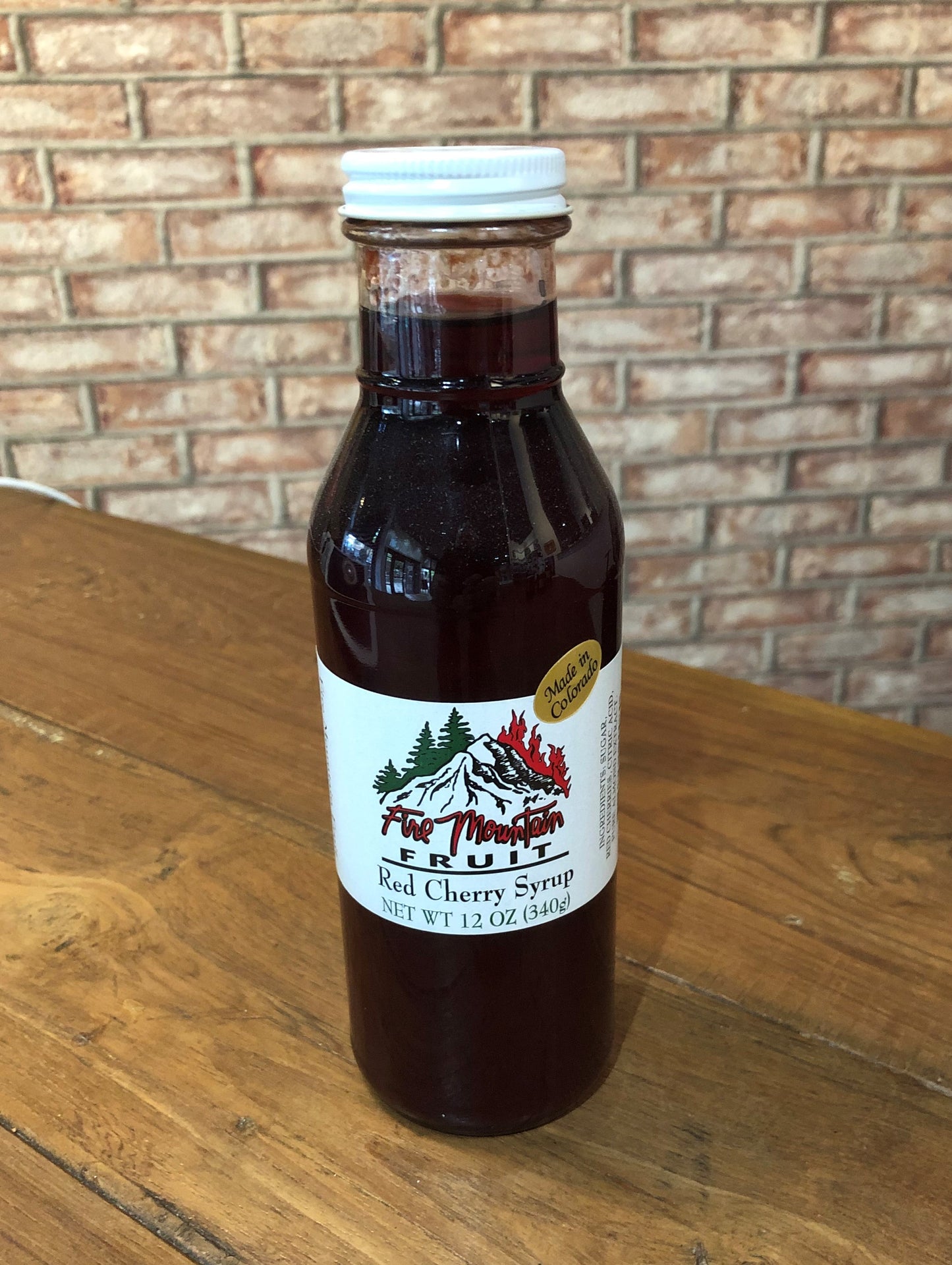 Red Cherry Syrup - 12oz - Mountain Man Nut & Fruit Co
