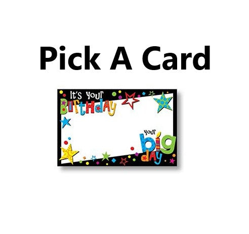 PICK A CARD for "Create A Basket" - Mountain Man Nut & Fruit Co