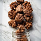 chocolate almond caramel clusters